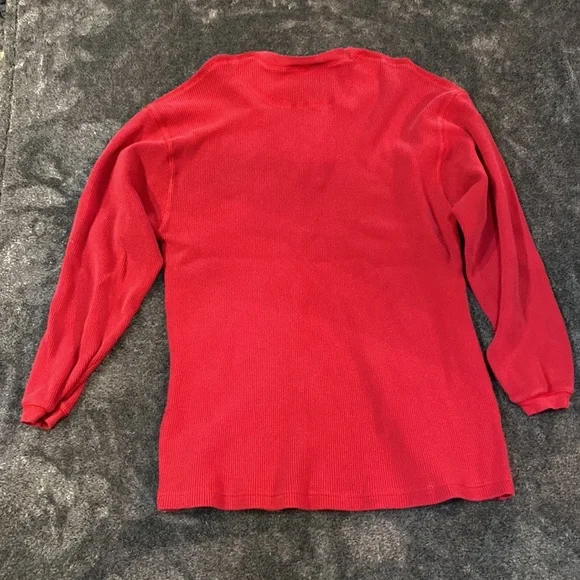 Disney Store over sized thermal‎ embroidered Mickey and Goofy pajama top medium - Picture 6 of 6
